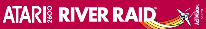 River Raid logo for Atari 2600